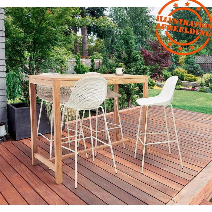 ALTEREGO LOKI Geperforeerde barkruk - Zwart