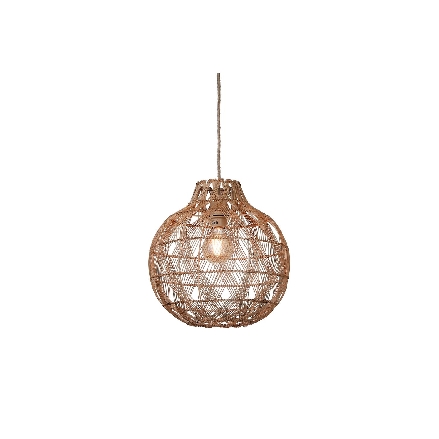 GOOD&MOJO Hanglamp Mendoza - Naturel - Ø35cm