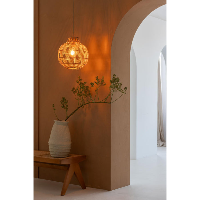 GOOD&MOJO Hanglamp Mendoza - Naturel - Ø35cm