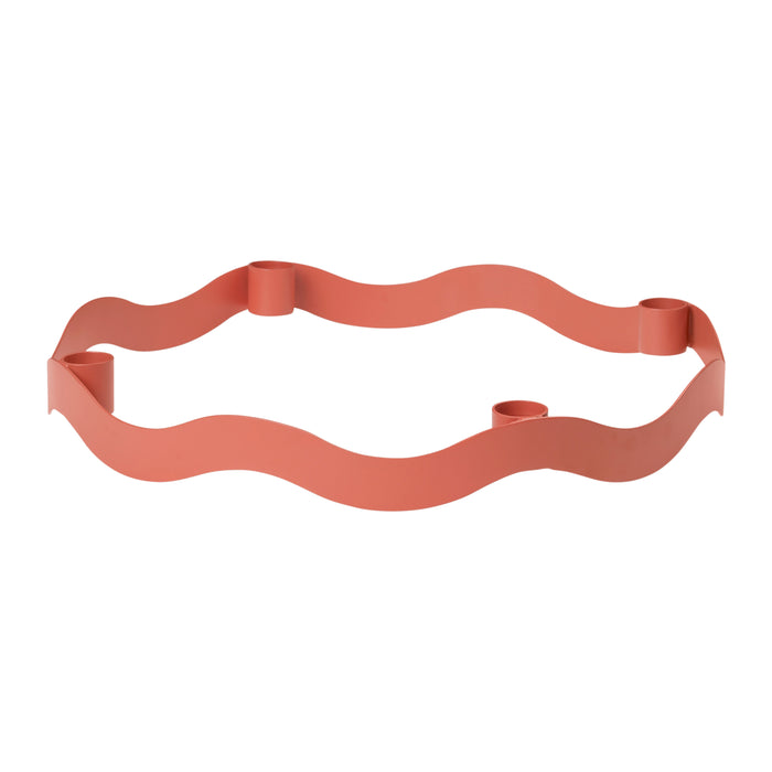 Broste Copenhagen Halo Kandelaar - Pumpkin Orange