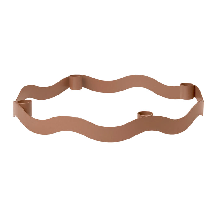 Broste Copenhagen Halo Kandelaar - Caramel Brown