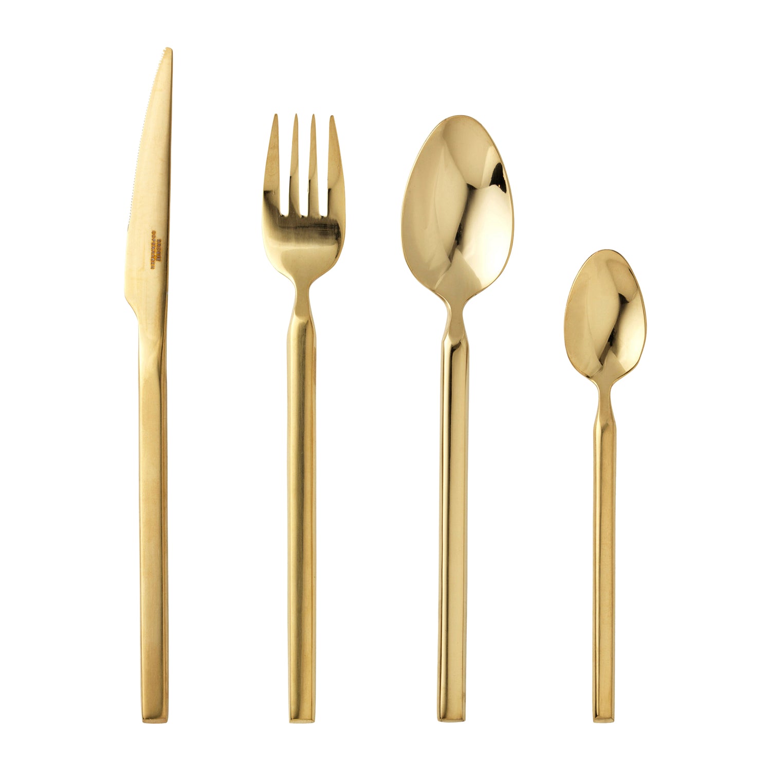 Broste Copenhagen Tvis Bestekset 4-delig - Goud