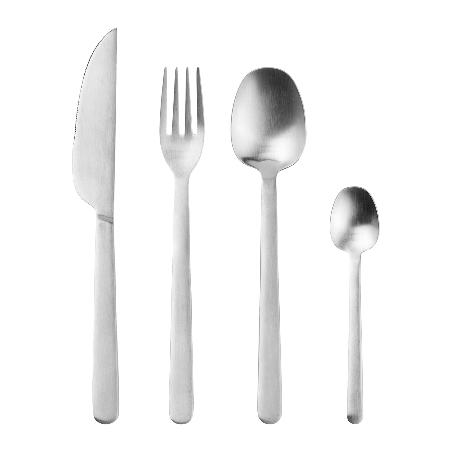 Broste Copenhagen Nordic Bistro Bestekset 16-delig - Zilver