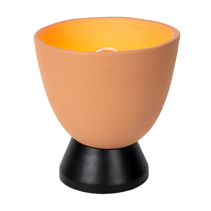 Atmooz Rota Tafellamp - Ø25 x H26 cm - Zwart Terracotta