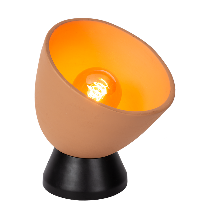 Atmooz Rota Tafellamp - Ø25 x H26 cm - Zwart Terracotta