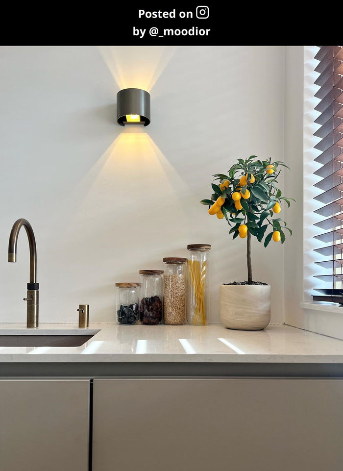 Lucide XIO Wandlamp - Roest bruin