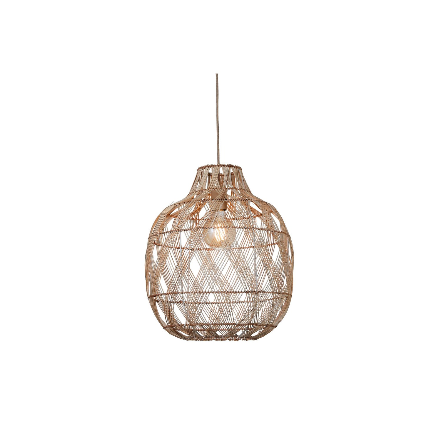 GOOD&MOJO Hanglamp Mendoza - Naturel - Ø40cm