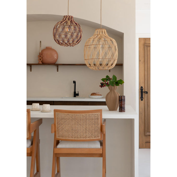 GOOD&MOJO Hanglamp Mendoza - Naturel - Ø40cm