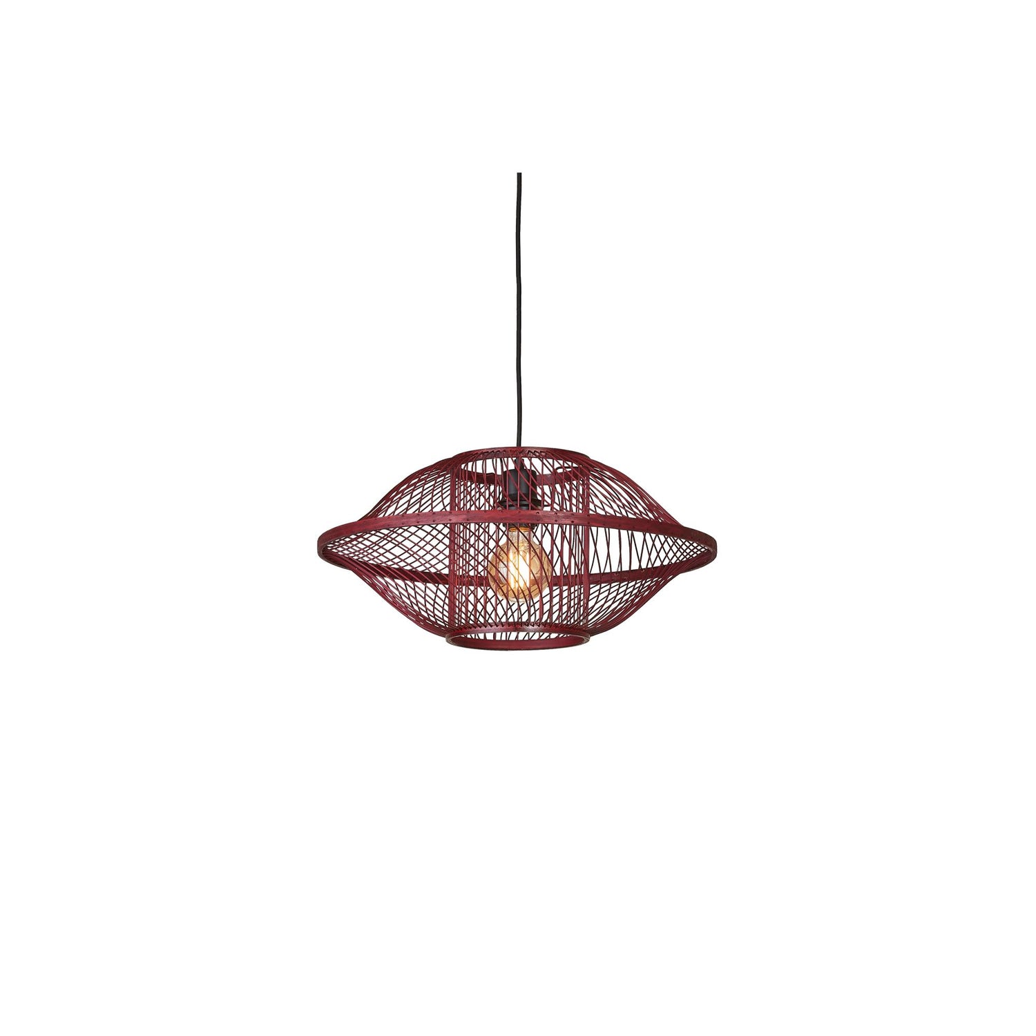 GOOD&MOJO Hanglamp Maui - Bordeaux - Ø50cm