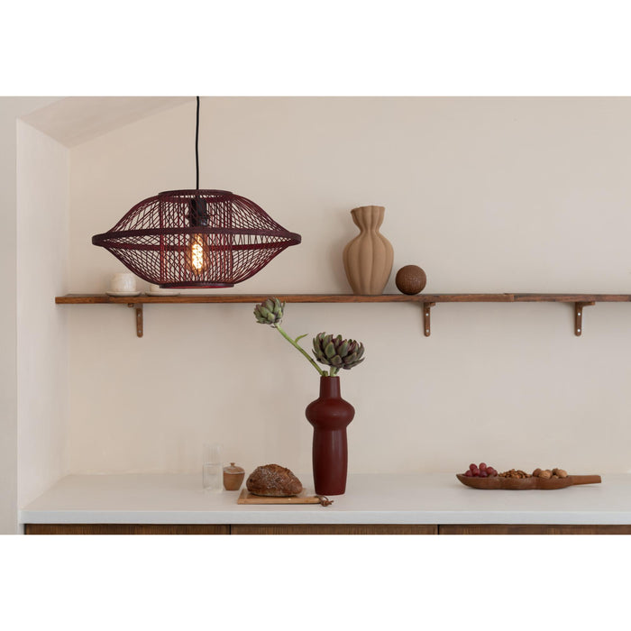 GOOD&MOJO Hanglamp Maui - Bordeaux - Ø50cm