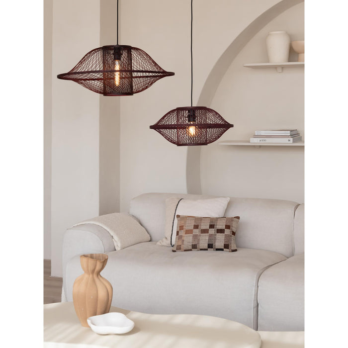 GOOD&MOJO Hanglamp Maui - Bordeaux - Ø50cm