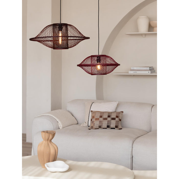 GOOD&MOJO Hanglamp Maui - Bordeaux - Ø70cm