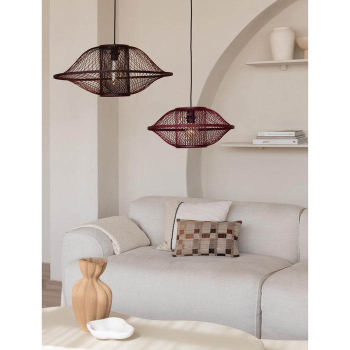 GOOD&MOJO Hanglamp Maui - Bordeaux - Ø70cm