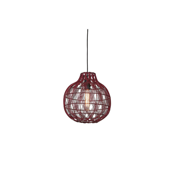 GOOD&MOJO Hanglamp Mendoza - Bordeaux - Ø35cm