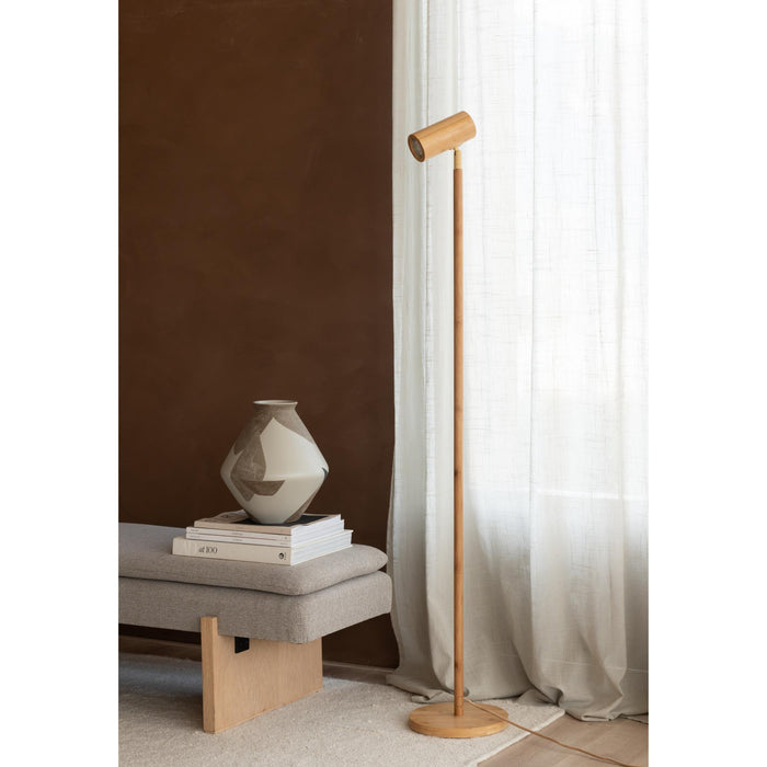GOOD&MOJO Vloerlamp Java - Naturel - Ø23cm
