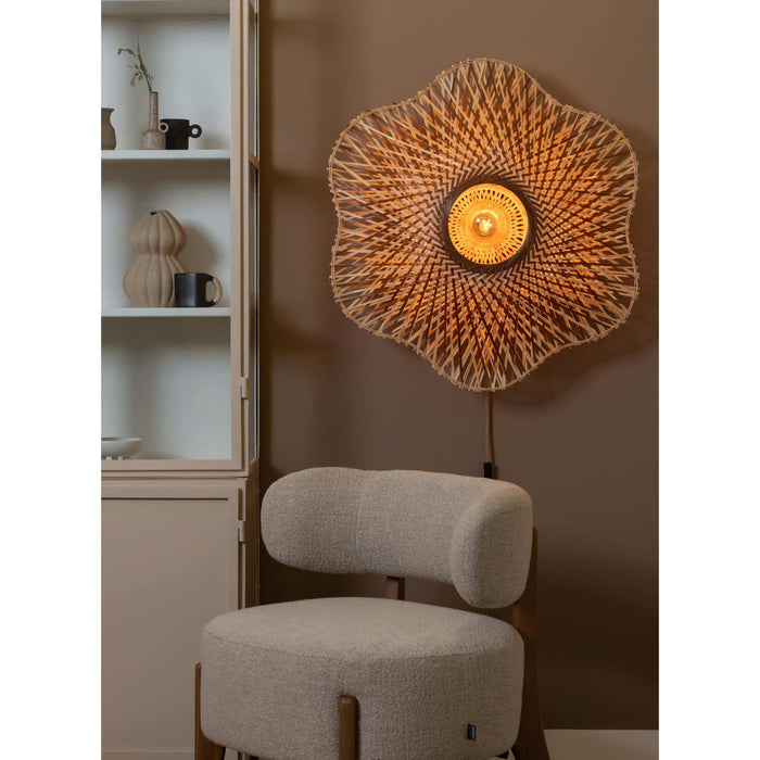 GOOD&MOJO Wandlamp Madura - Naturel - Ø87cm