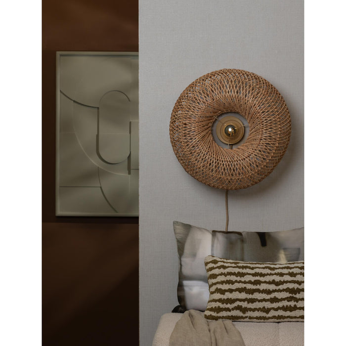GOOD&MOJO Wandlamp Arizona - Naturel - Ø50cm