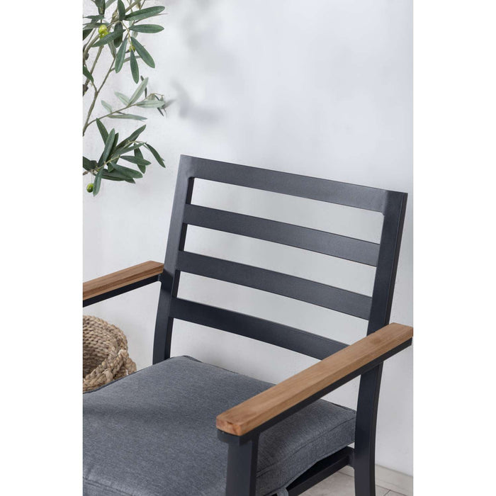 Venture Home Brasilia Eetkamerstoel 60 x 87 x 56 - Zwart - 2-pack