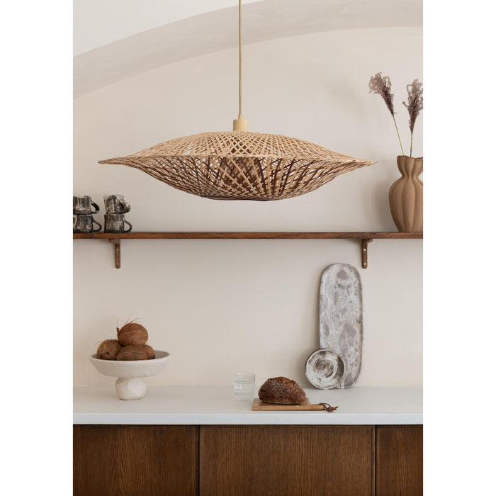GOOD&MOJO Hanglamp Madura - Naturel - Ø22cm