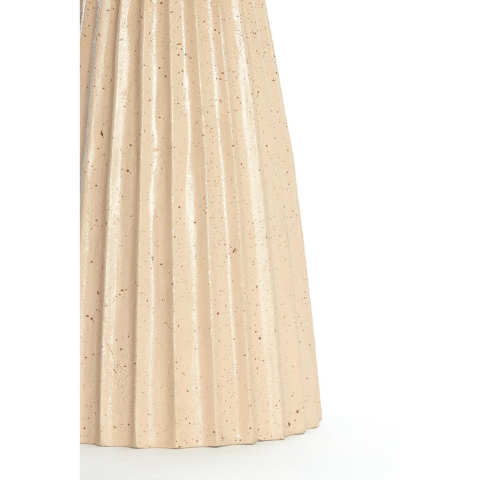 Light&living Bijzettafel Ø45x56 cm VEGLIA mat zand+licht bruin gesp...