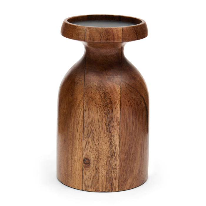 Riviera Maison Kandelaar Bruin - Jake Kaarsenhouder maat L - Hout