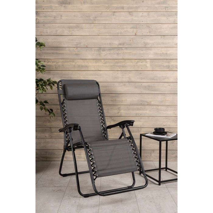 Venture Home Melker Zonnebed 90 x 112 x 64 - Grijs