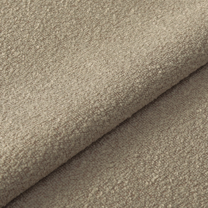 Taupe bouclé eetkamerstoel