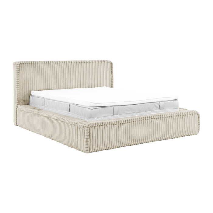 by fonQ Ruffle Bedframe - 180 x 200 cm - Beige