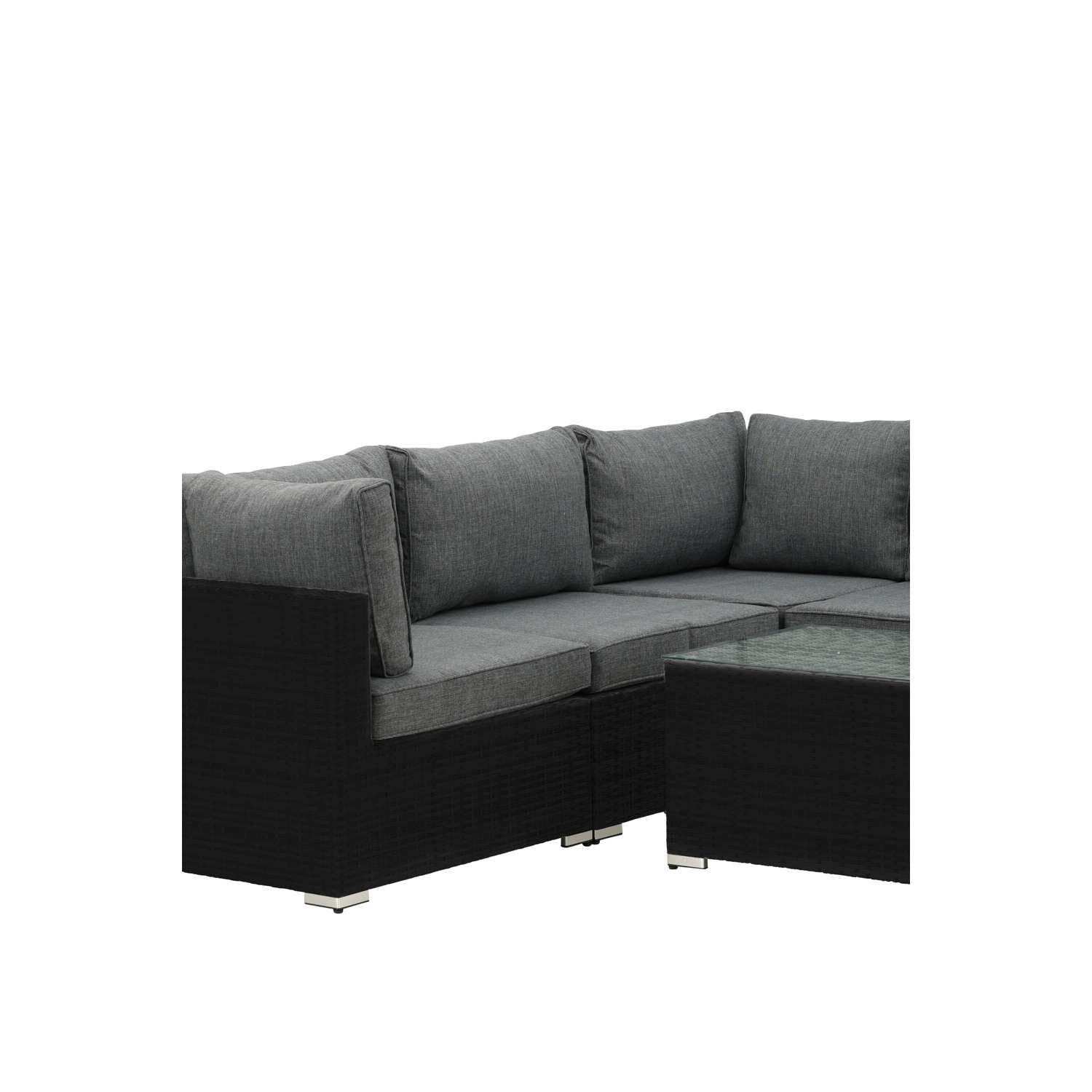 Venture Home Amazon Hoekbankset - Zwart