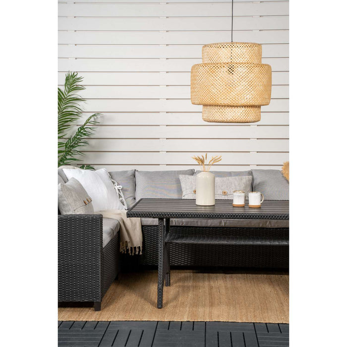 Venture Home Bentwood Hoekbankset - Zwart