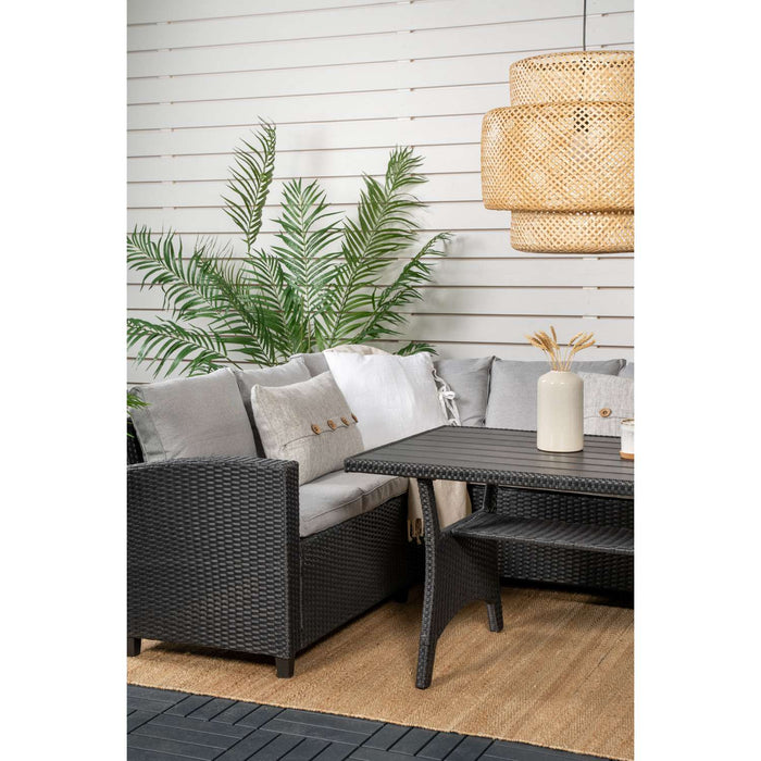 Venture Home Bentwood Hoekbankset - Zwart