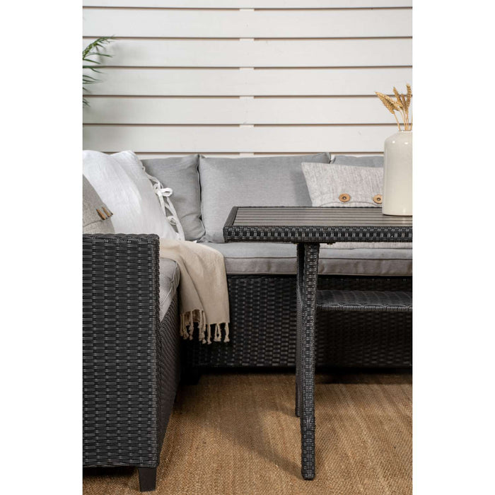 Venture Home Bentwood Hoekbankset - Zwart