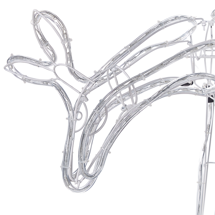 Beliani - KRISTNES - Kerstdecoratie - Wit - IJzer