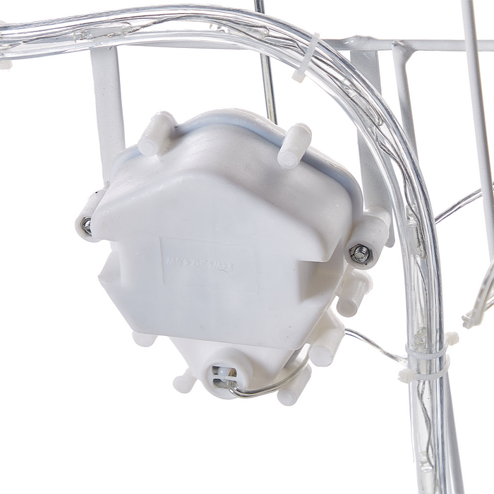 Beliani - KRISTNES - Kerstdecoratie - Wit - IJzer