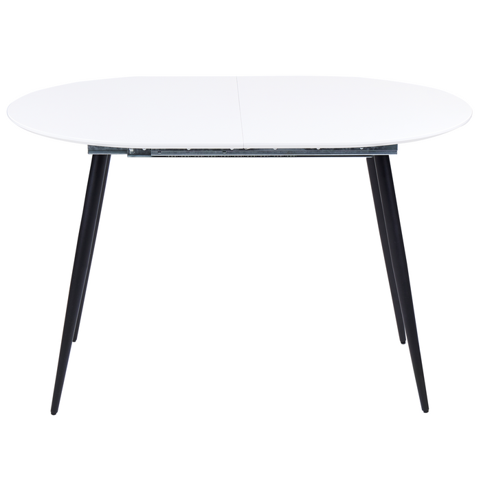 Beliani-EFTALIA -Uitschuifbare eettafel-Wit-120|160 x 80 cm-MDF