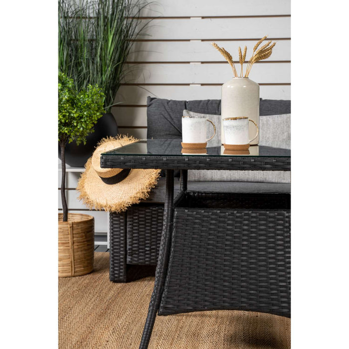 Venture Home Watford Hoekbankset - Zwart