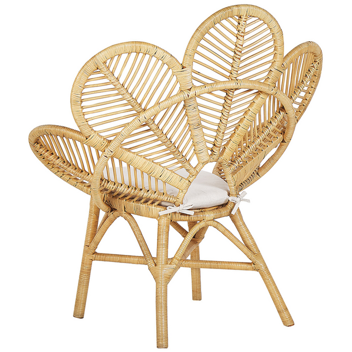 Beliani - FLORENTINE - Fauteuil - Natuurlijk - Rotan