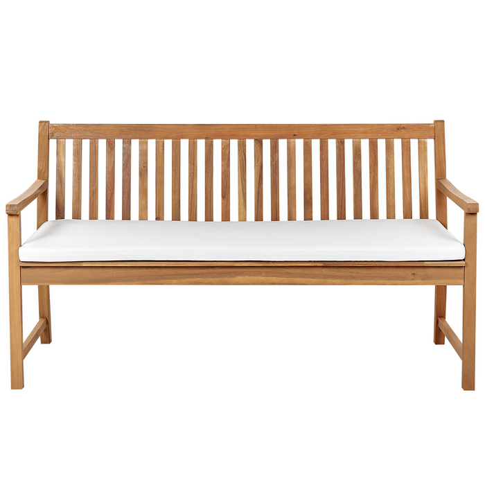 Beliani-VIVARA -Tuinkussen-Gebroken wit-152 x 54 cm-Polyester