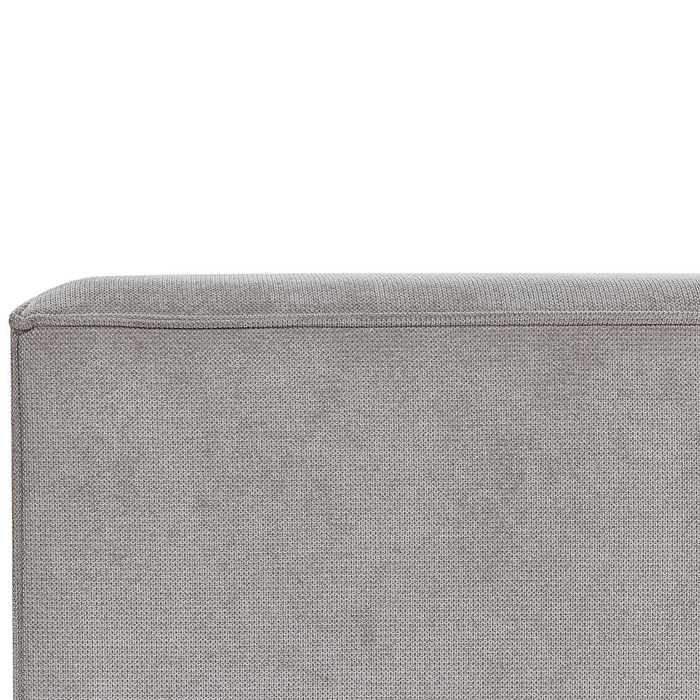 Beliani - LINARDS - Bed - Grijs - 160 x 200 cm - Polyester