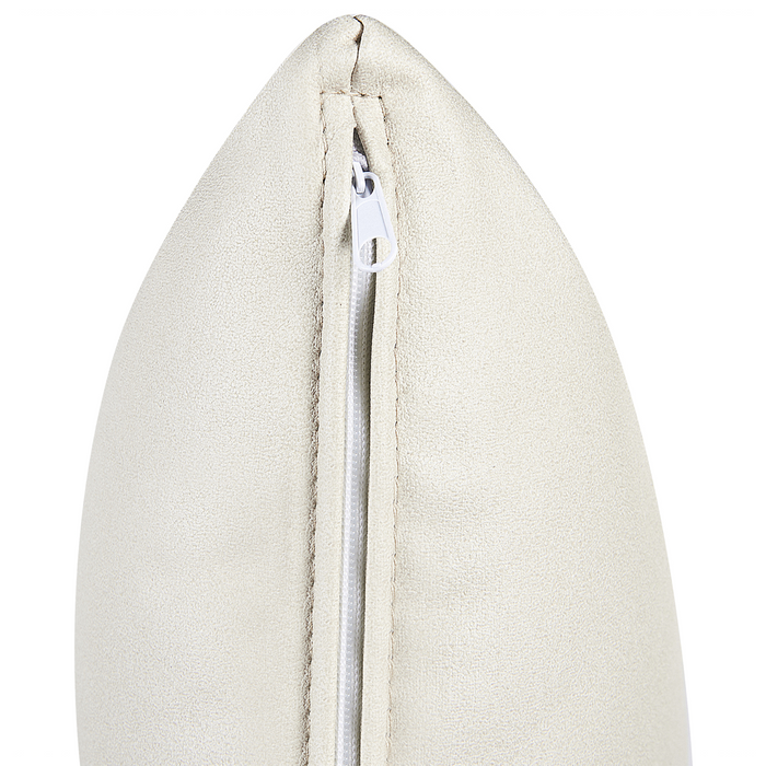 Beliani-LANNILS-Chaise longue-Gebroken wit-Linkszijdig-Vegan kunstleer