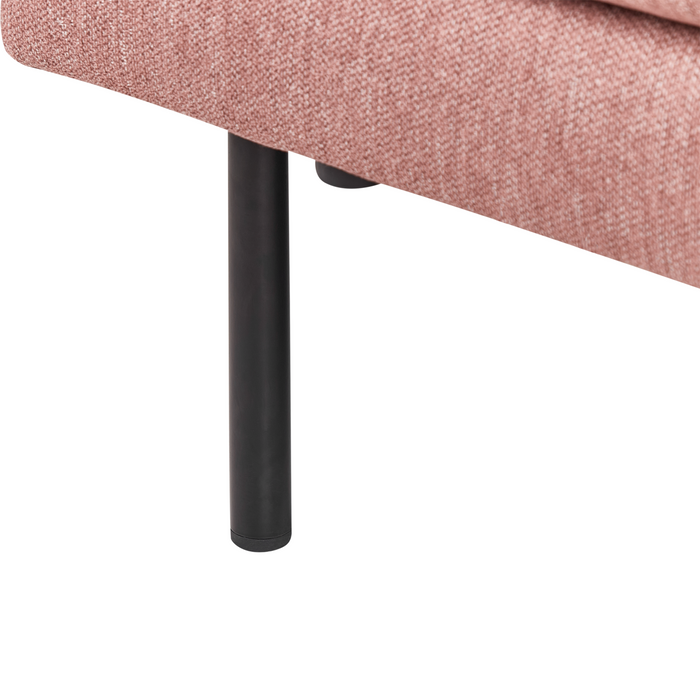 Beliani - BREDA - Hoekbank - Roze - Rechtszijdig - Polyester