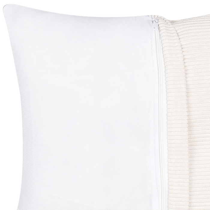 Beliani-LUNGO-Hoekbank-Gebroken wit-Rechterzijde-285 cm-Corduroy