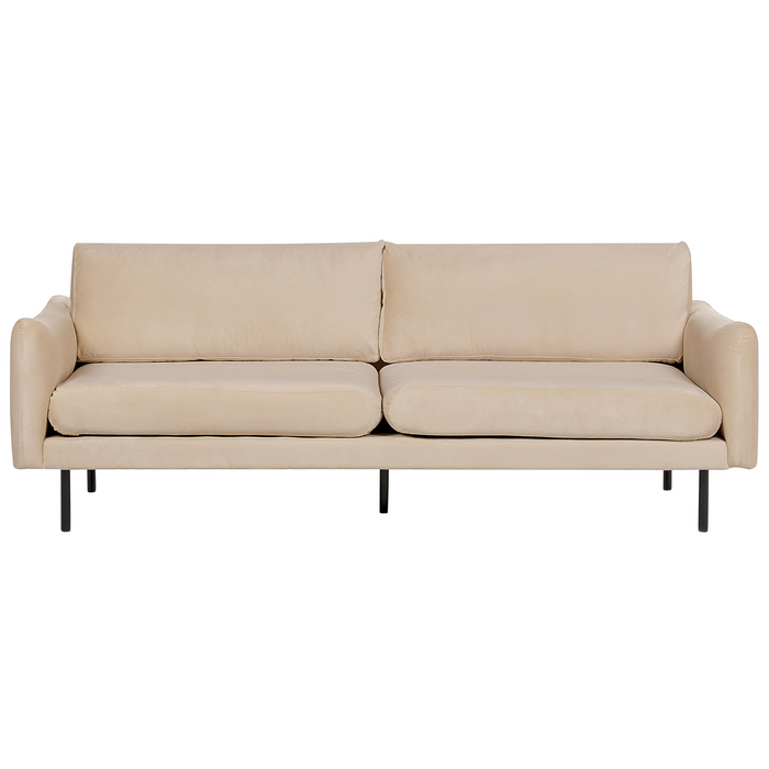 Beliani - VINTERBRO - Bankenset - Beige - Fluweel