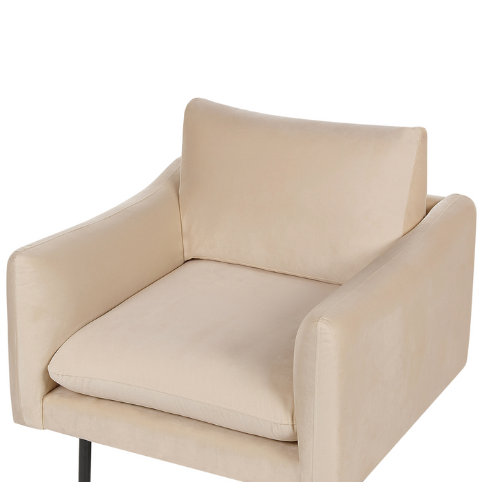 Beliani - VINTERBRO - Bankenset - Beige - Fluweel