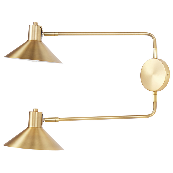 Beliani - KADASSA - Wandlamp - Goud - Staal