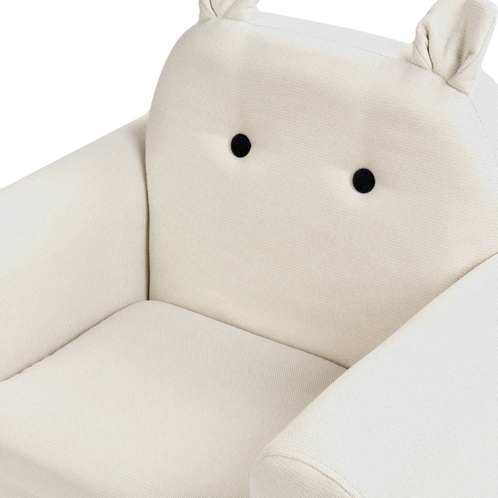 Beliani - MARIBO - Kinderfauteuil - Beige - Linnen