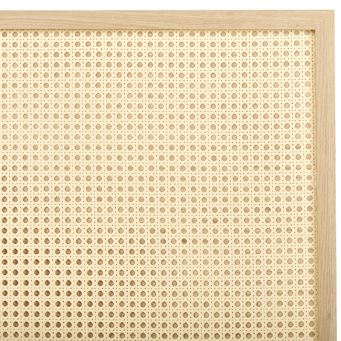 Beliani-MONPAZIER -Tweepersoonsbed-Lichthout-180 x 200 cm-Populierhout