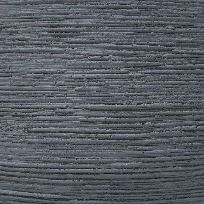 Beliani - ZAKROS - Bloempot - Grijs - 38 cm - Klei-vezelmengsel