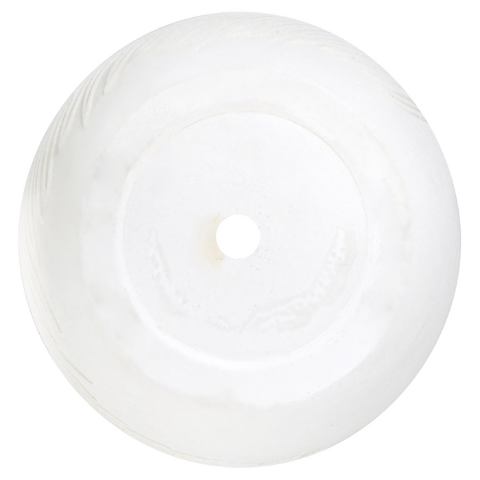 Beliani-FTERO-Bloempot-Gebroken wit-35 x 35 x 19 cm-Kleivezel