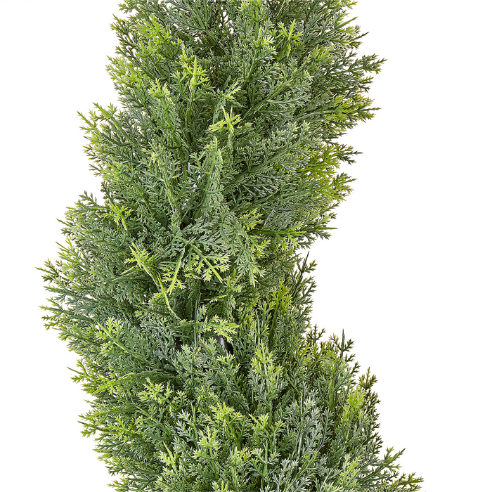 Beliani - SPIRAL TREE - Kunstplant - Groen - 126 cm - Synthetisch